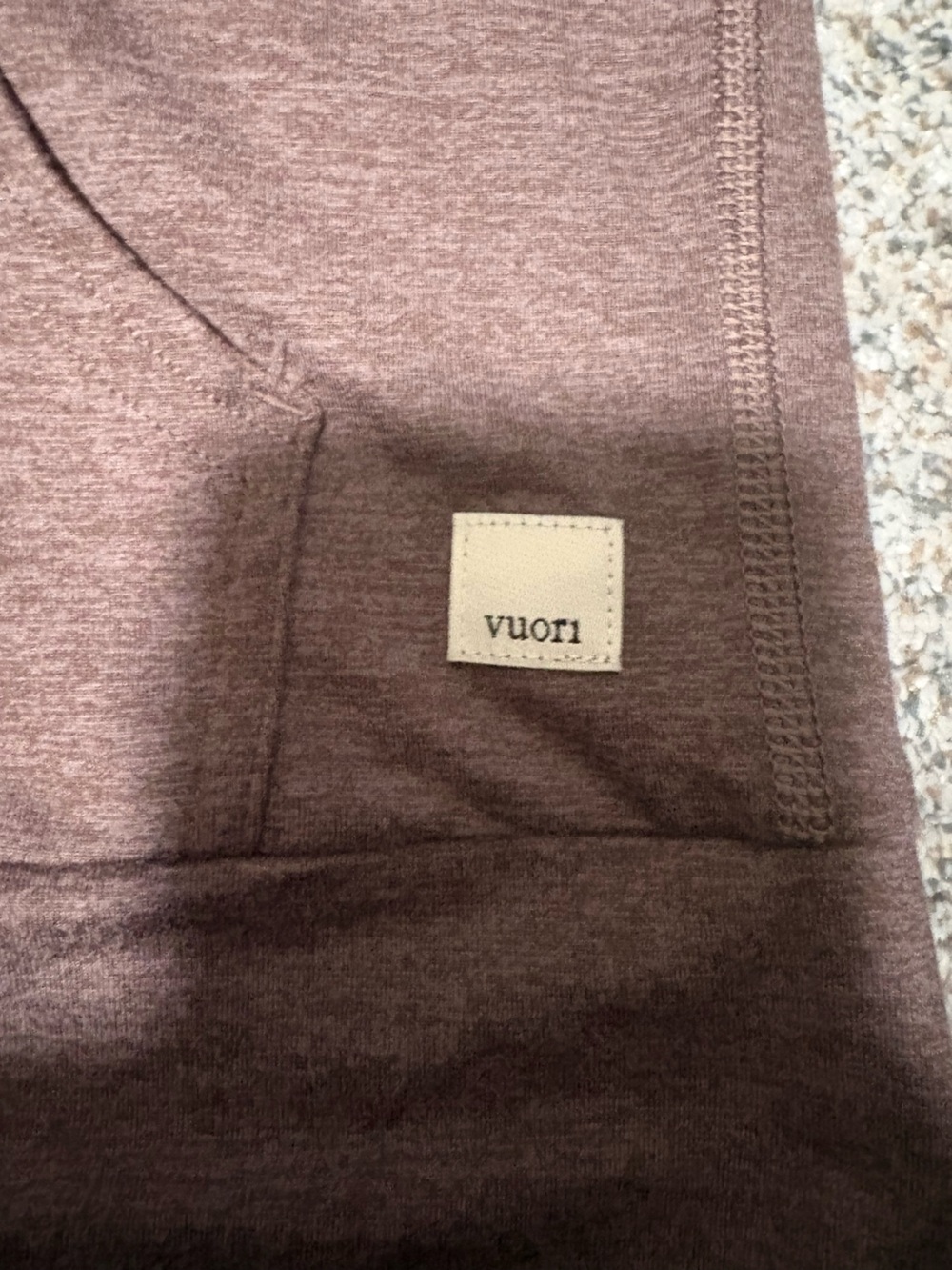 Vuori Halo Performance Hoodie Small Brown - Picture 3 of 3